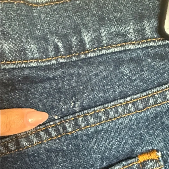 Abercrombie & Fitch Women's '90s Straight Ultra High Rise Blue Jeans - Picture 4 of 8